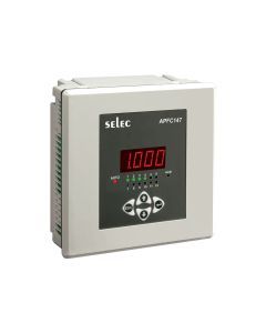 Selec Make Power factor controller with 1CT, 12 Stage, LED Display, 90 to 550V AC [APFC147-112-90/550V-CE]