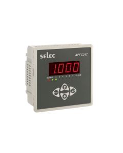 Selec Make Power factor controller with 1CT, 8 Stage, LED Display, 85 to 270V AC [APFC347-108-230V-CE]