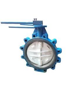 S S Lug Type Butterfly Valve Gear Operated  MESCO-S.S 304-150MM