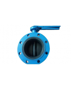 Cast Steel  Wafer Type Butterfly Valve, Lever Operated (For 150# Flanges)-40MM-C.S