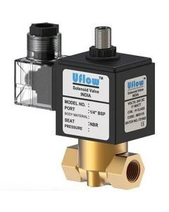 1/4" 3/2 Way Direct Acting Solenoid Valve TBN103BNCW012V0 Uflow