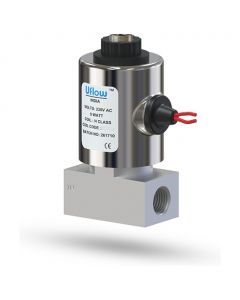 1/4" 2/2 Way Direct Acting Solenoid Valve Miniature Series DC\N102BNCW020V0 Uflow