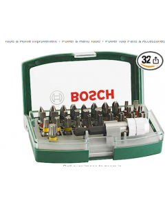 32 Pcs Screwdriver Bit Set 2607017063 - Bosch