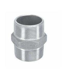 Stainless Steel Reducing Hex Nipple-AV-535-3/8" * 1/4"