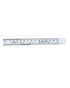 SUMMIT - STAINLESS STEEL RULER - 6 INCH - Pack of 10 pcs 