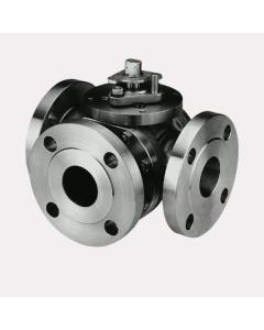 3 Pc C S Ball Valve S.S. 304 Flanged Ends 150#/300#