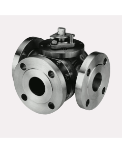 3 Pc C S Ball Valve S.S. 304 Flanged Ends 150#/300#-300 Class-125MM