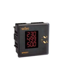 Selec Make LED multifunction meter, Measures V, A ,F with Power and PF, 85 to 270V AC [VAF391]