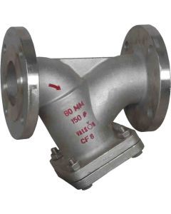S/Steel 304 (CF8) Y type Strainer bolted bonnet Flanged-2