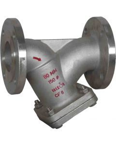 S/Steel 316 (CF8) Y type Strainer bolted bonnet Flanged-150 Class-CF 8M-SS 316-1 1/2