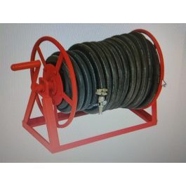 20mm x 50mtr Heavy Hose Reel Drum With Handle and Jet nozzle - Marichi