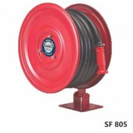 MS Compact Type Hose Reel Drum with 30m Thermoplast Hose & PVC Nozzle