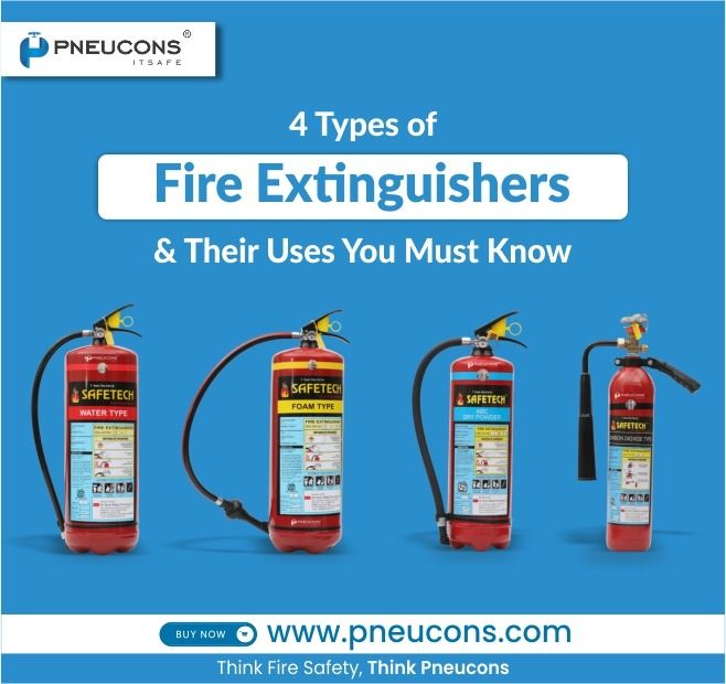 You Must Know These 4 Types Of Fire Extinguishers & Their Uses - Blog